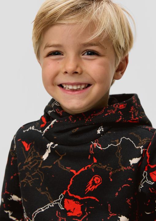 Produktbild s.Oliver Sweatshirt Sweatshirt mit weicher Innenseite (98)