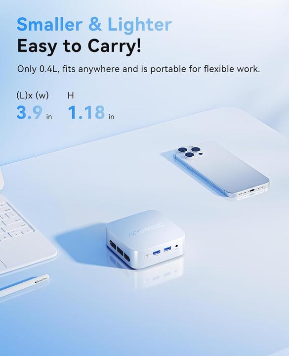 Immagine prodotto AceMagic Mini-PC mit Intel Twin Lake N150 (512 GB, 16 GB)