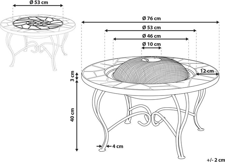 Image du produit Beliani Erebus (80 cm)