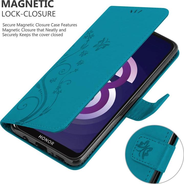 Produktbild Cadorabo Flower Book Cover (Huawei Y5 (2019), Honor 8s)