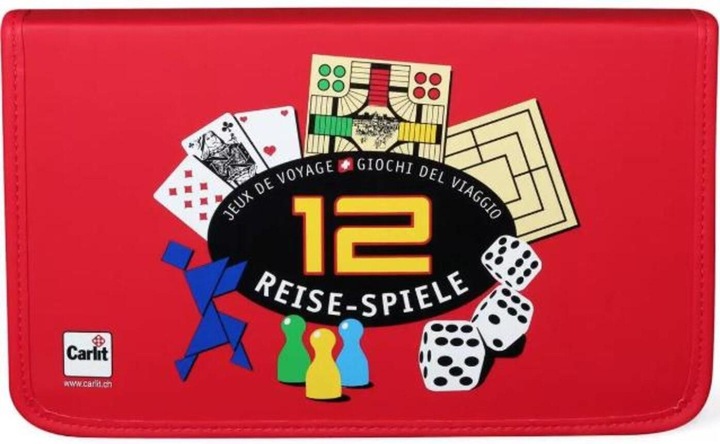 Carlit 12 travel games (German, French, Italian)
