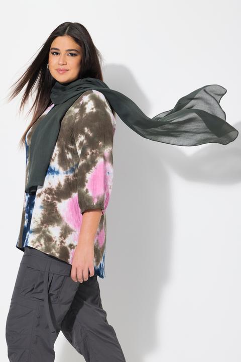 Immagine prodotto Ulla Popken Sciarpa in tinta unita con frangette