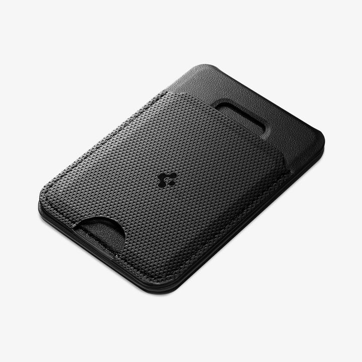 Actual product image Spigen Slim Fold (Mag Fit) | S314-3 MagSafe Card Holder Black