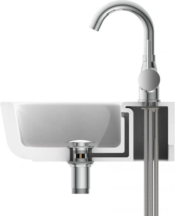 Immagine prodotto Eisl Rubinetto bagno FUTURA miscelatore lavabo cromato monocomando NI075FUTCR