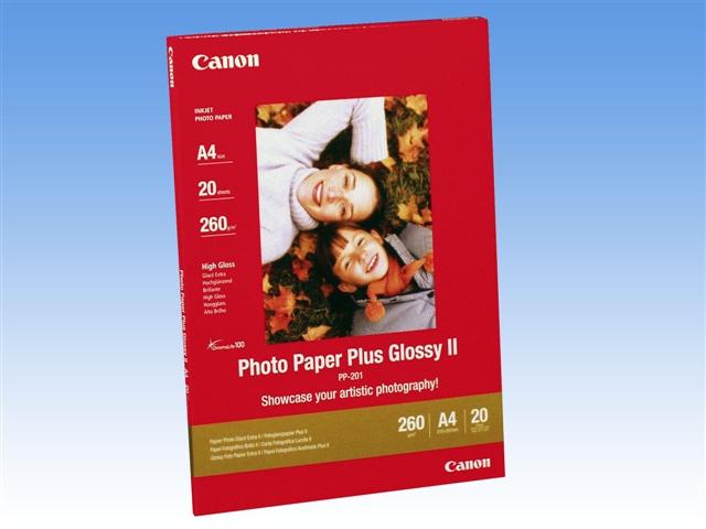 Immagine prodotto Canon PP-201 Plus Glossy II (260 g/m², A4, 20 x)