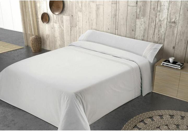 Actual product image Pierre Cardin Duvet cover set ELISA White Double 2 Pieces (Bedding set, 135 x 200 cm)