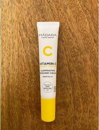 Actual product image Madara Organic Vitamin C Illuminating Recovery Cream 15ml - Revives Dull Skin (15 ml, Day cream)