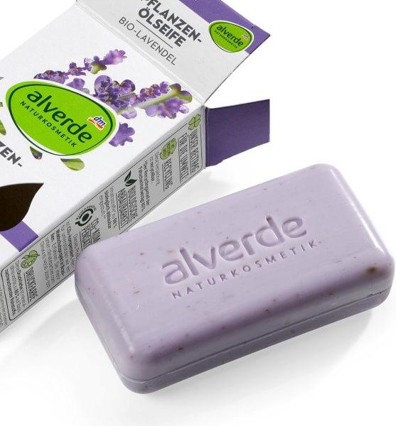 Produktbild dm alverde Pflanzenölseife Bio-Lavendel (Kernseife)