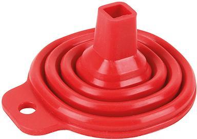 Produktbild Magni APA 31364 Silikon-Trichter, faltbar, für Auto, rot