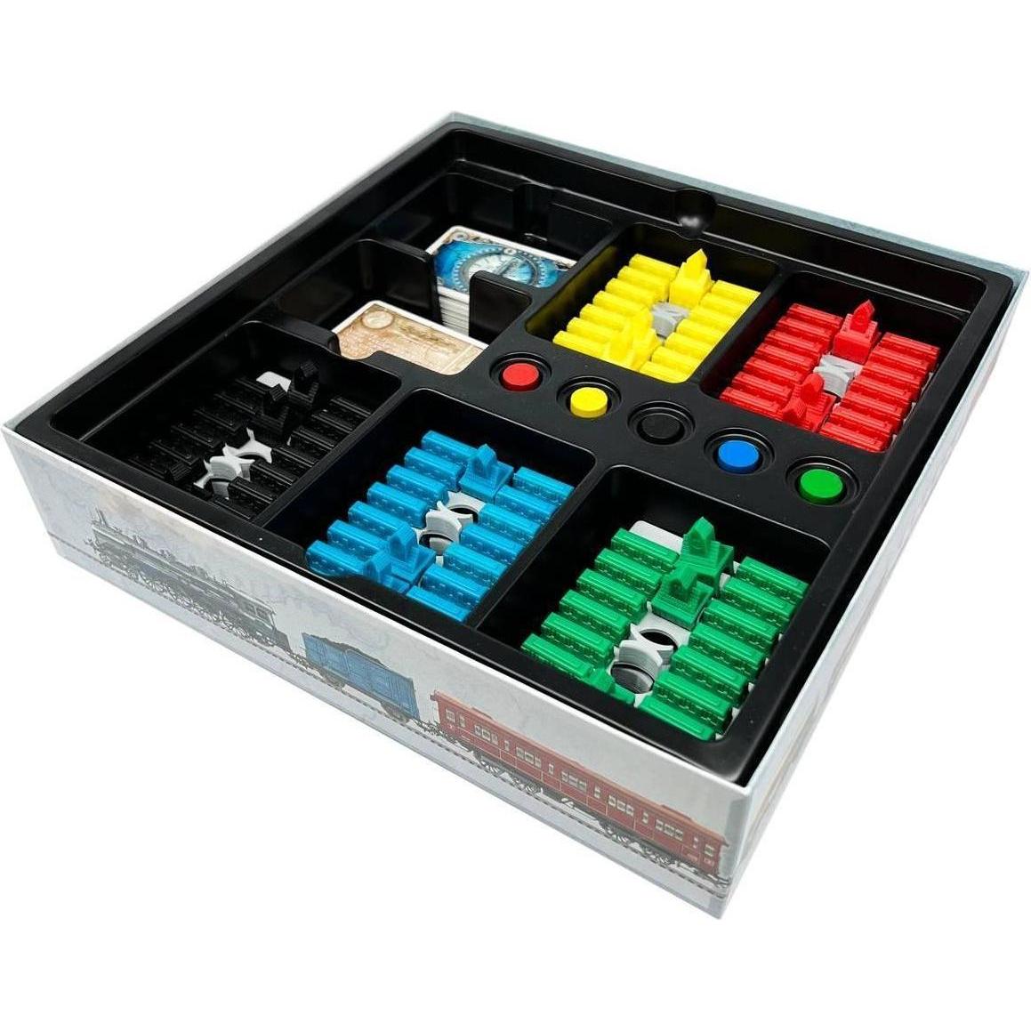 Feldherr 3D19SET - Set di porta figure per Ticket to Ride - scatola del gioco da tavolo (Materiale sintetico)