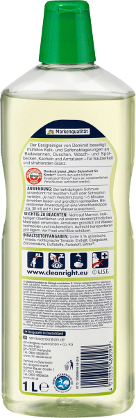 Actual product image dm Denkmit Vinegar cleaner apple