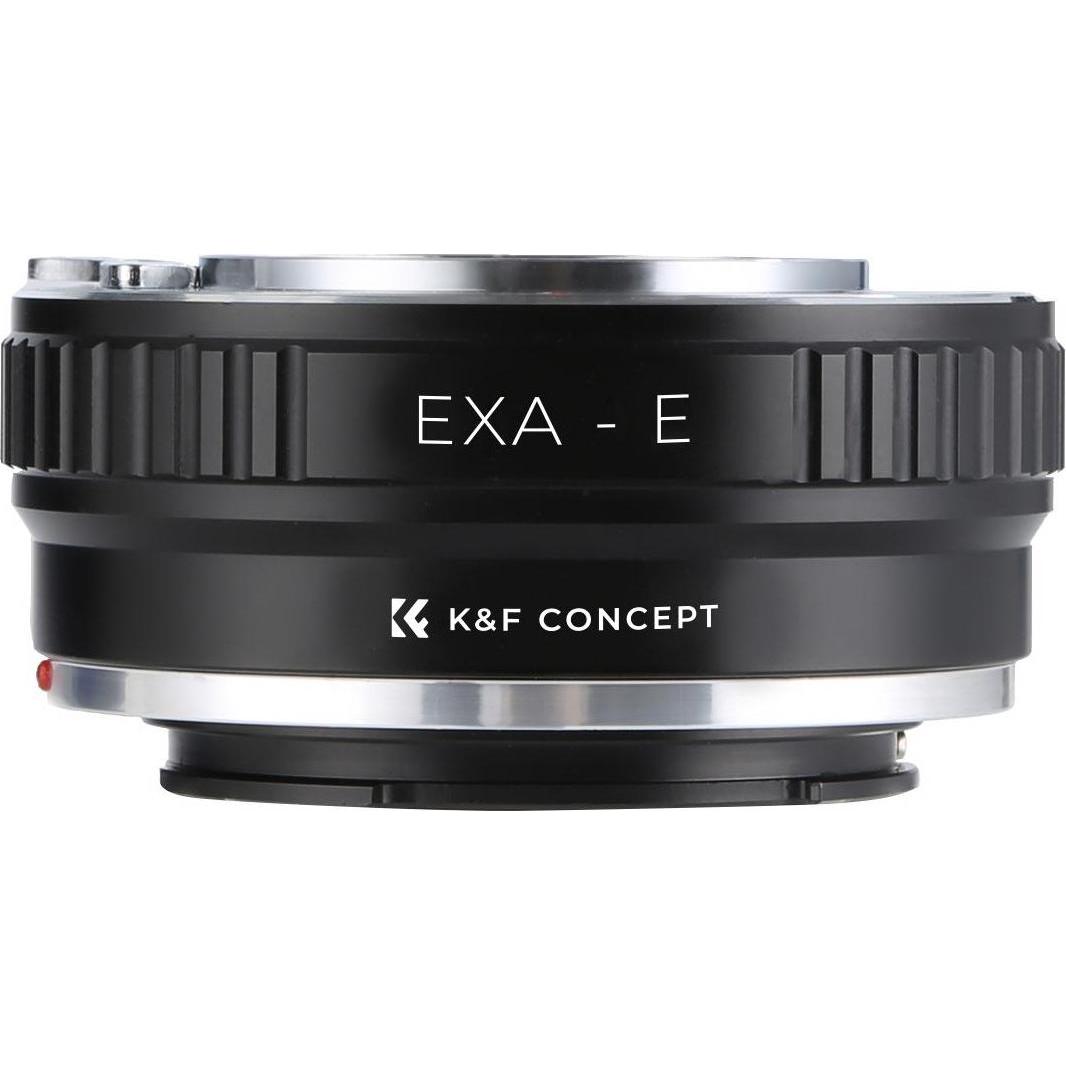 K&F Concept Attacco adattatore per obiettivo di alta precisione, EXA - E, Adattatore per obiettivi, Nero