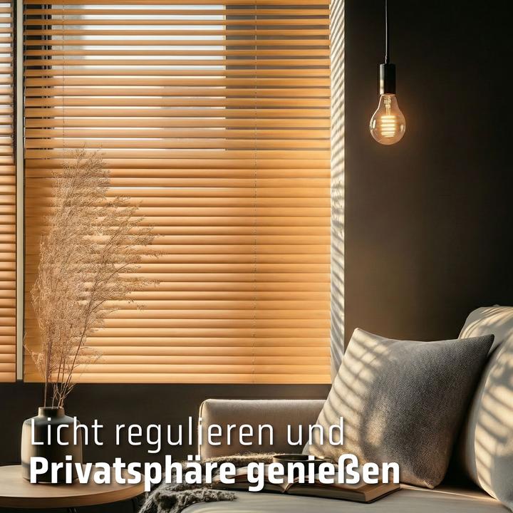 Produktbild Cocoon Home Concepts Holz Jalousien (90 x 17.50 cm)