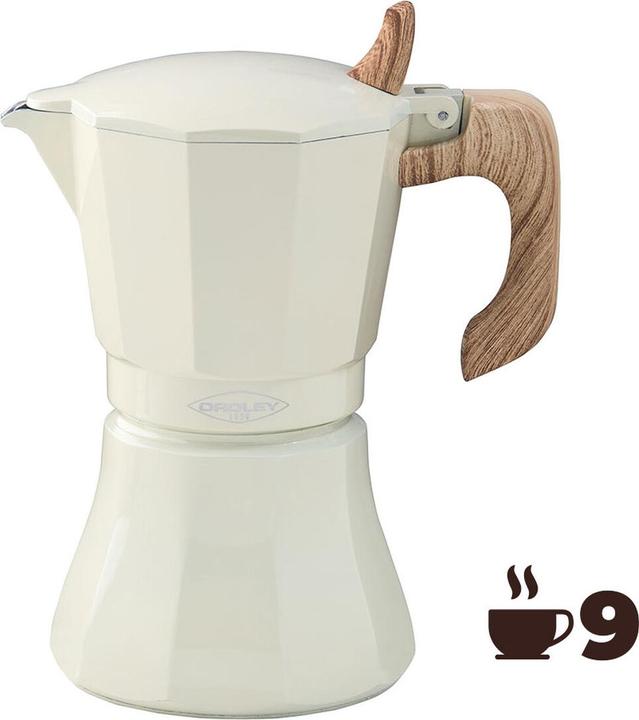 Produktbild Oroley Italienische Kaffeemaschine Petra 9 Tassen Creme Aluminium (9 T.)