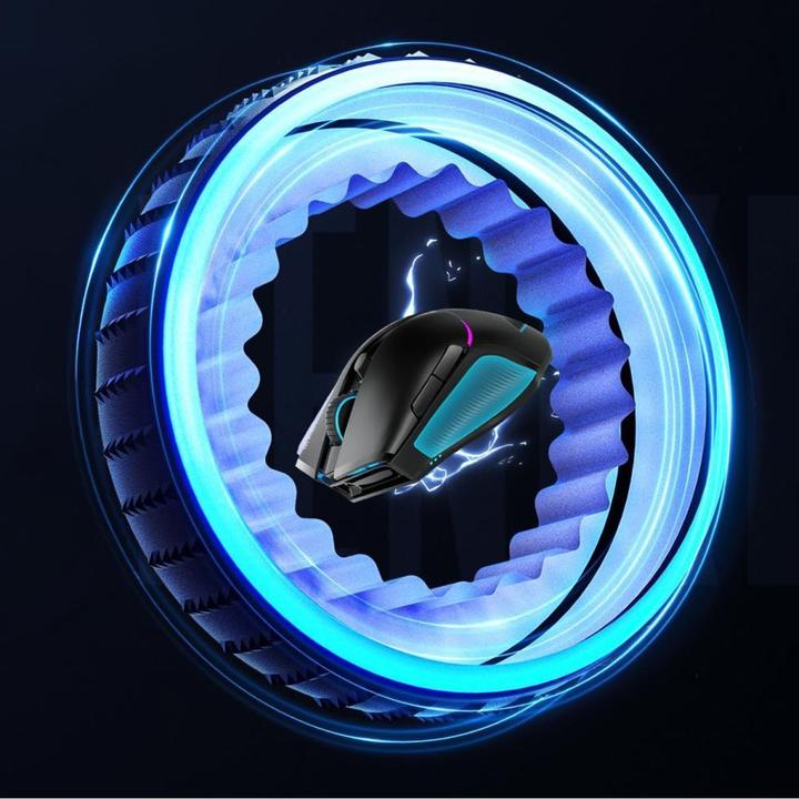 Actual product image Machenike Other L8 Pro Wireless Gaming Mouse - Black (Cable, Docking, Wireless)