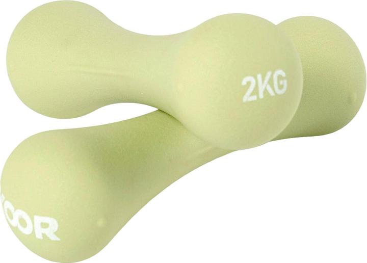 Koor Kurzhantel-Set 6-teilig, Mehrfarbig, Hantelart: Kurzhantel (2 x 1 kg, 2 x 2 kg, 2 x 3 kg)