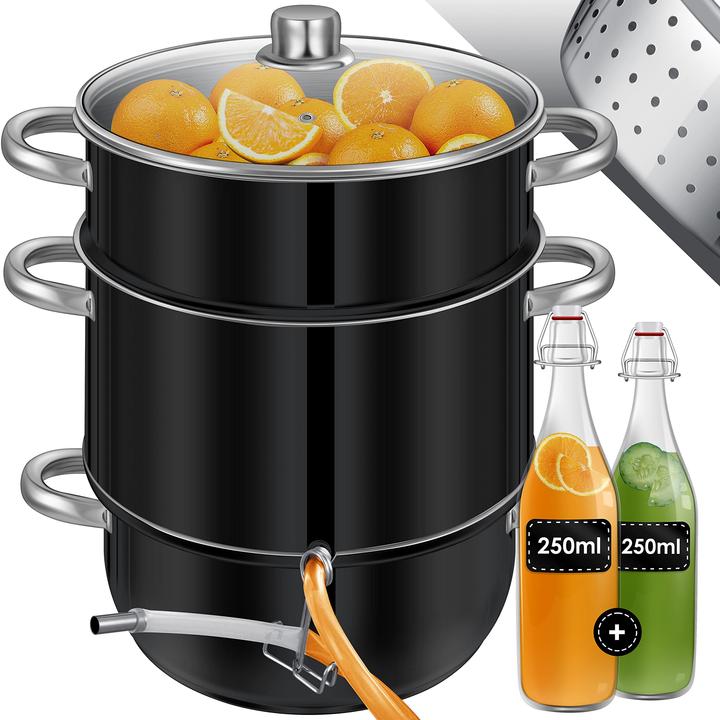 Produktbild Kesser Dampfentsafter 15L, Schwarz