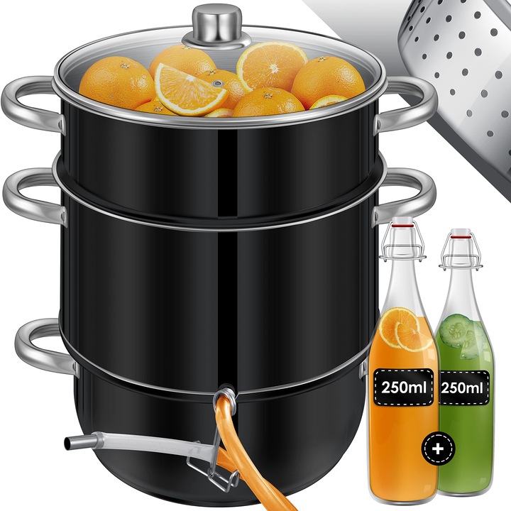 Produktbild Kesser Dampfentsafter 15L, Schwarz