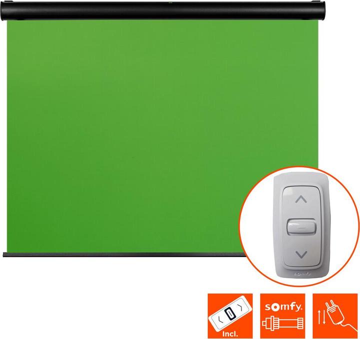 Actual product image Celexon Motor Chroma Key Green Screen, 400x300cm (157.48", 4:3)