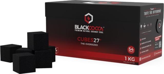 Black Cocos BLACK COCO’s Cubes27 1KG Naturkohle