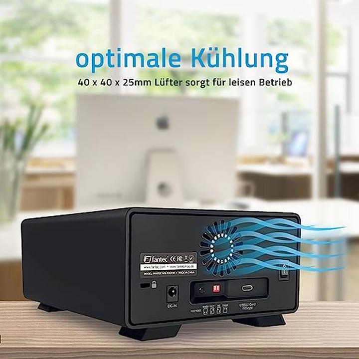 Actual product image Fantec MB-X2U31H 2x 3,5 Gehäuse (3.5")