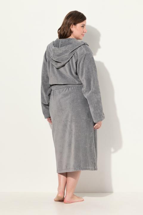 Actual product image Ulla Popken Terry Cloth Belted Bathrobe (56)