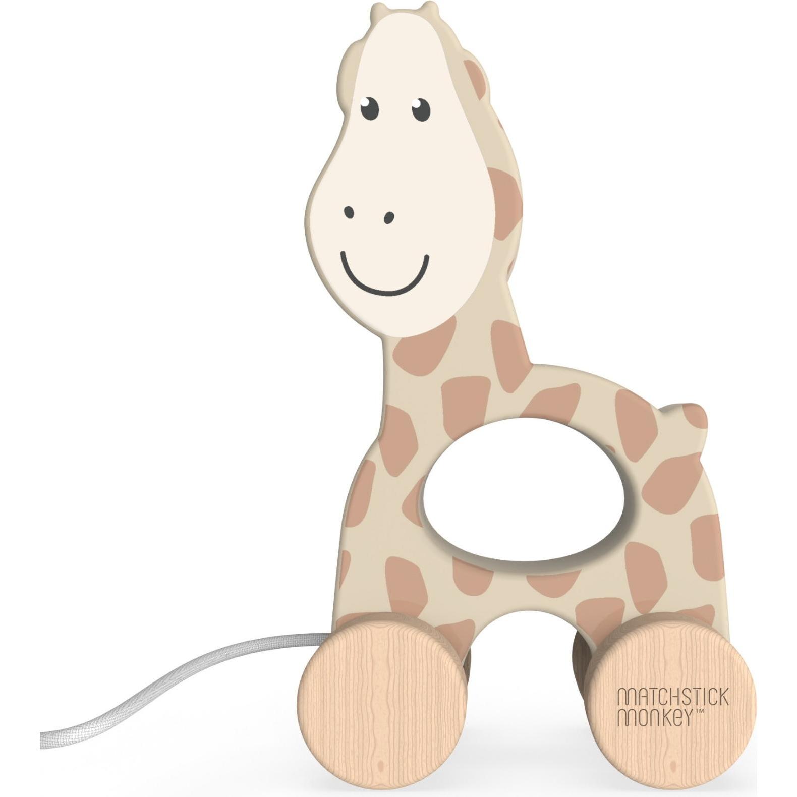 Matchstick Monkey Holz-Nachzieh-Spielzeug