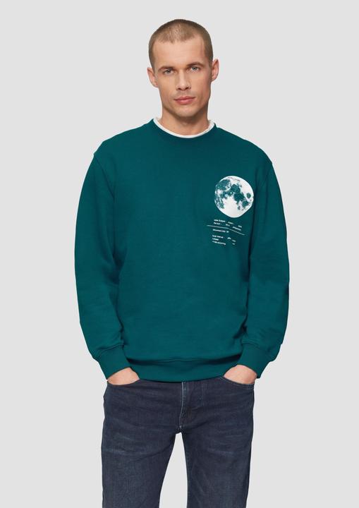 Produktbild s.Oliver Sweatshirt Wärmendes Sweatshirt mit Frontprint (M)