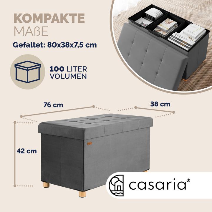 Produktbild Casaria Sitztruhe (38 cm)