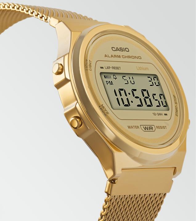 Actual product image Casio Vintage - A171WEMG-9AEF (Watch with gemstone, 36.60 mm)