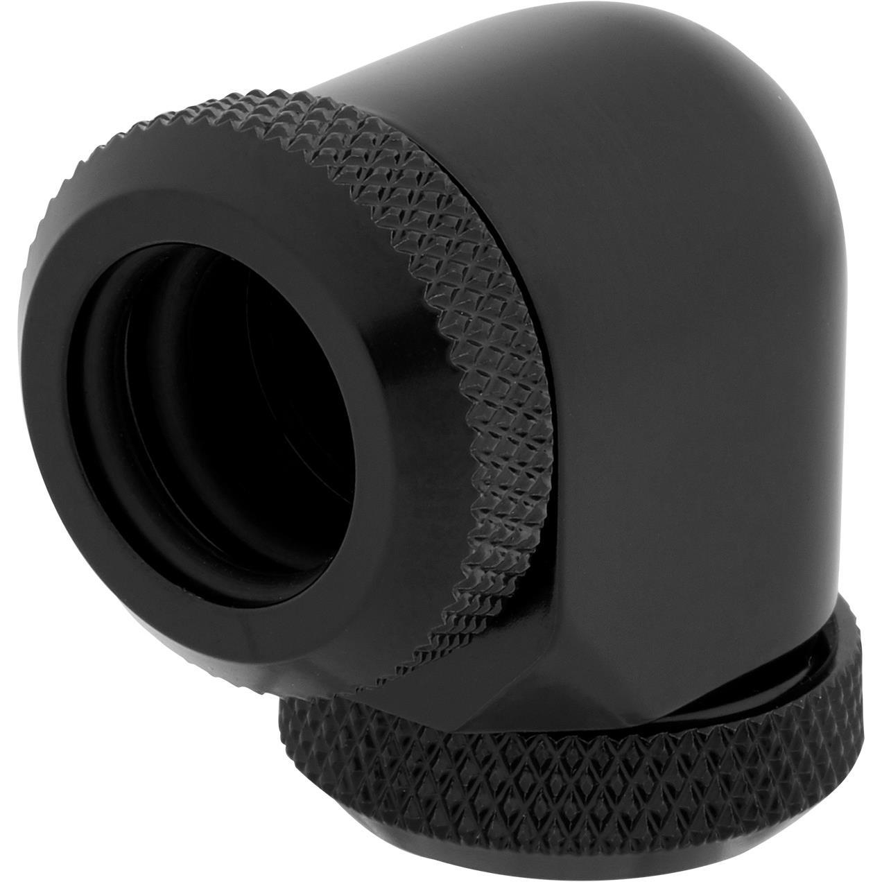 Corsair Hydro X Series Fitting XF Hardline 2-pack, Wasserkühlung Anschluss, Schwarz