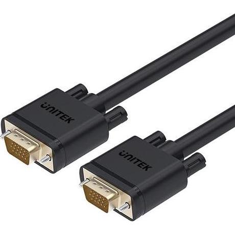 Unitek -CAVO VGA PREMIUM HD M / M 1,5 M, Y-C503G (1.50 m), Cavo video