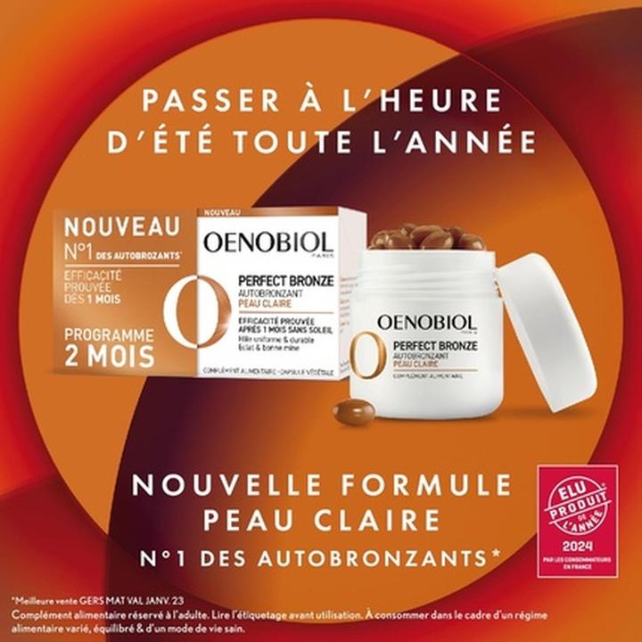 Produktbild Oenobiol Perfect Bronze Self-Tanning for Light Skin - Effective from the 1st Month (Selbstbräunungsschaum)