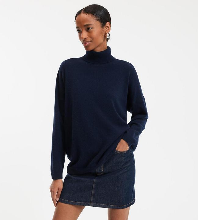 Image du produit La Redoute Collections Pullover mit Rollkragen aus feinem Kaschmir-Strick (L)