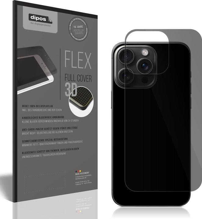 Actual product image Dipos Privacy Screen Protector Full Cover (1 pcs., Apple iPhone 16 Pro)