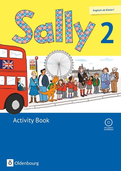 Actual product image Sally 2nd grade. New edition. Activity Book with Audio CD (English, Stefanie Gleixner-Weyrauch, Barbara Gleich, Sabine Schwarz, Marion Lugauer, Simone Gutwerk, Jasmine brune, 2015)