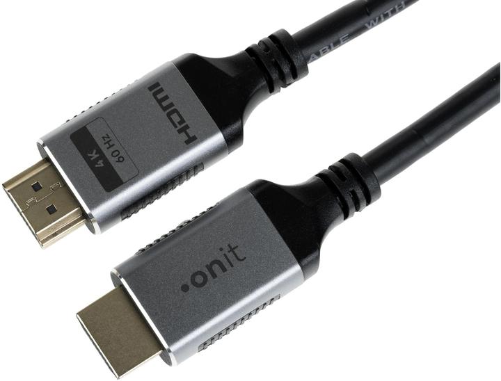 Image du produit Onit Kabel Premium HDMI - HDMI, 4K/60Hz, 1.5 m (1.50 m)