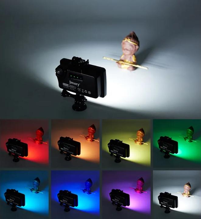 Image du produit Jmary Lumière de plongée LED RGB avec support GoPro 40m