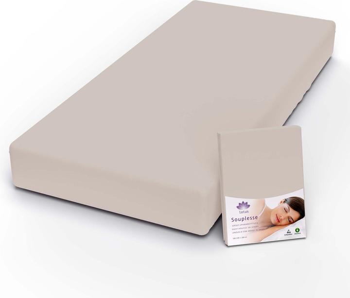 Produktbild Lotus Bettwaren Jersey Fixleintuch Souplesse (180 x 200 cm)