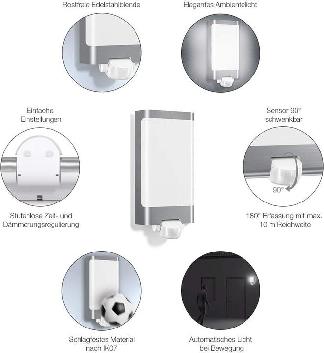 Actual product image Steinel LED sensor lamp (946 lm, IP44)