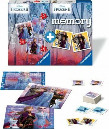 Produktbild Ravensburger Multipack - Memory + 3 Puzzle: Frozen 2 (25 Teile)