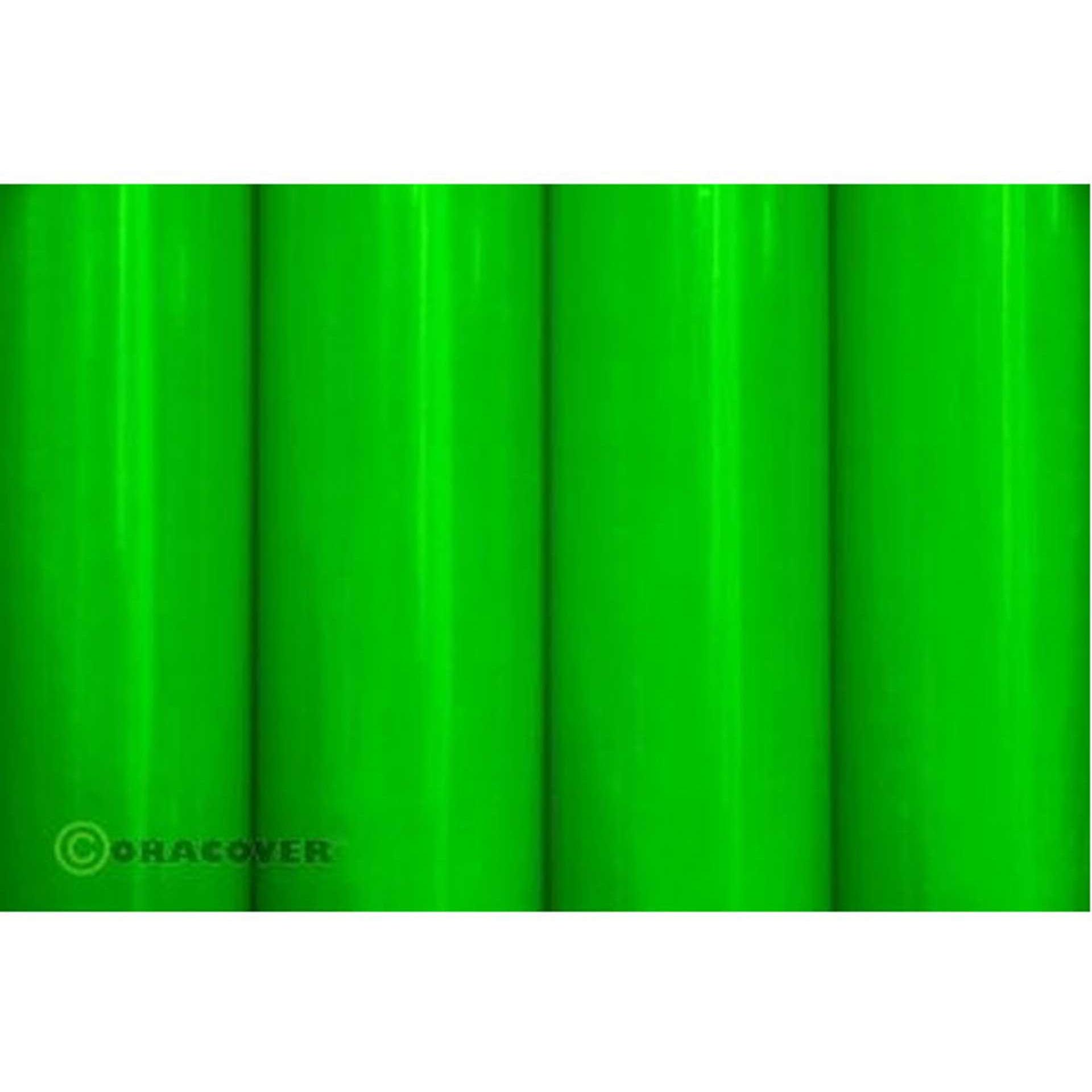 Oracover klebefolie grün floureszierend 3 meter # 41 orastick