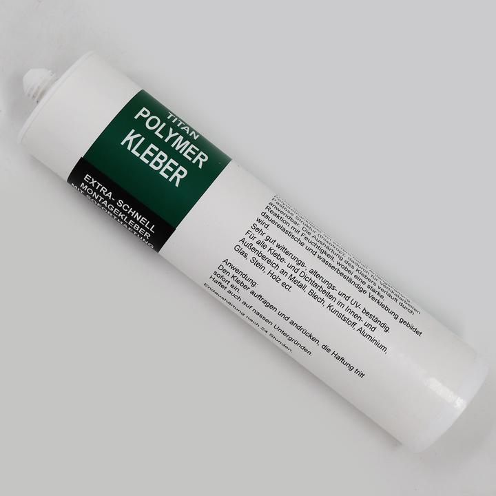 Actual product image Aquagart 5 x Kleber Ufermatte Steinfolie Böschungsmatte für die Teichfolie 290 ml weiss