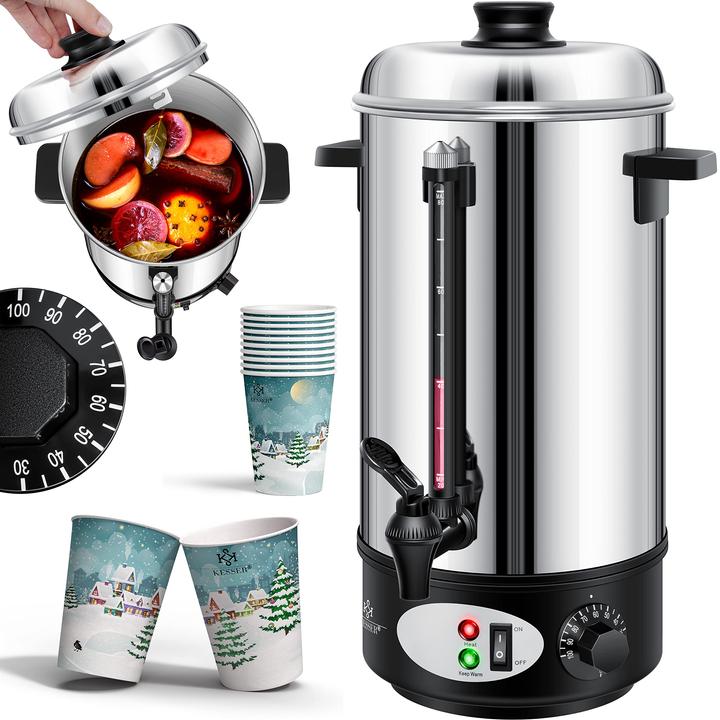 Produktbild Kesser Gluehweinkessel 8L Edelstahl
