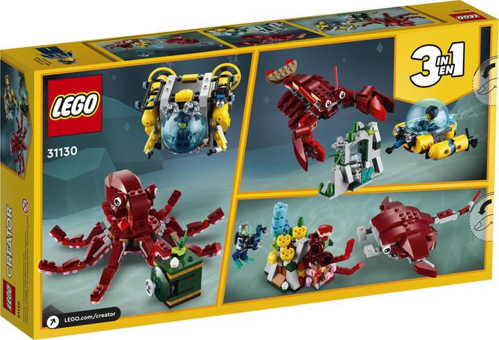Produktbild LEGO Creator End-Of-Live Set Schatzsuche am Meeresgrund - 31130 NEU! Teile 522x (31130)