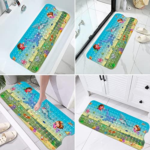 Produktbild Activity Board rutschfeste Kinder Badewannenmatte 100x40 cm Antirutschmatte Badewanne BPA Free Extra Lange