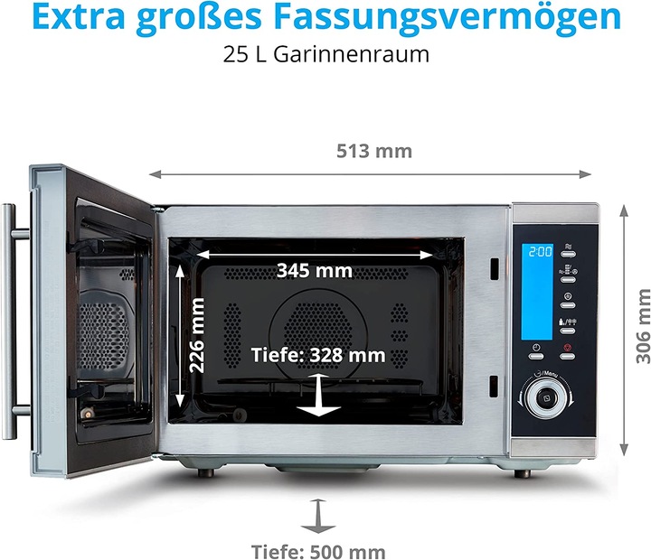 Productafbeelding Medion MD 15501 4 in 1 Magnetron met Grill (25 l)
