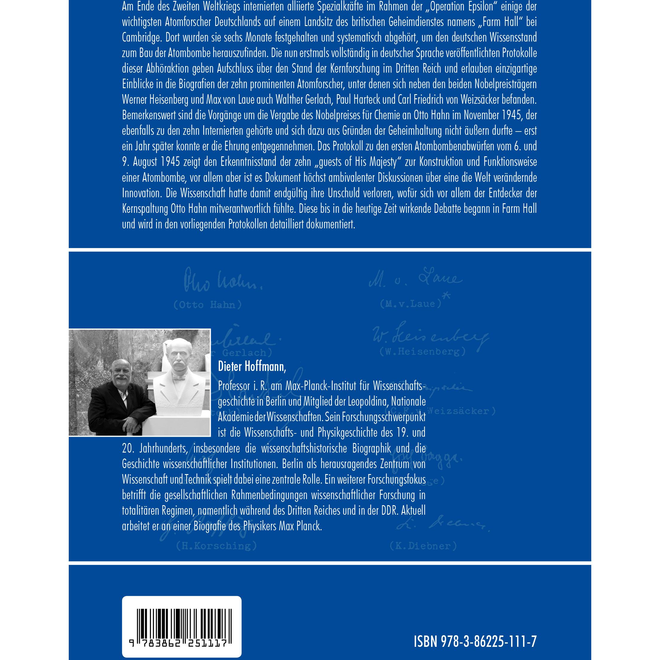 Thumbnail - Operation Epsilon, Fachbücher von Dieter Hoffmann
