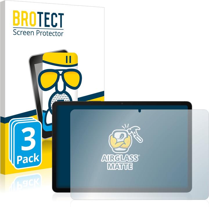 BROTECT AirGlass Matte kogelwerende glasfolie (3 Stuk, Galaxy Tab S8)