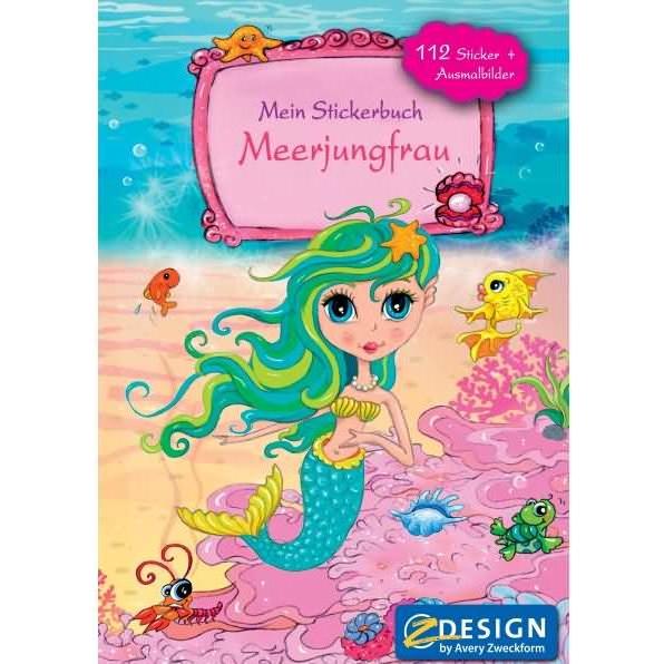 Avery, Sticker, Stickerspielbuch Meerjungfrau